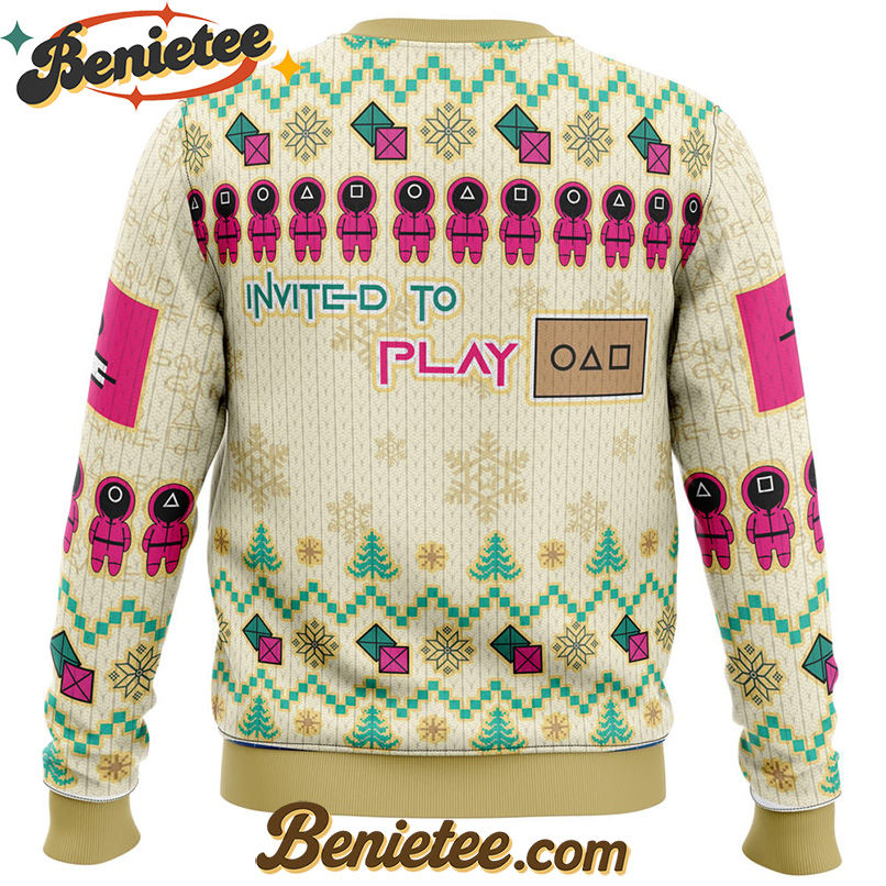 On the First Day of Christmas Squid Game Christmas Sweater