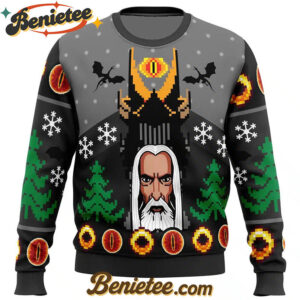 One Christmas to Rule Them All The Lord of the Rings Ugly Christmas Sweater