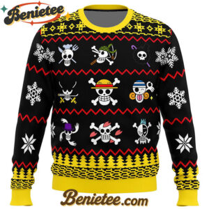 One Piece One Piece Flags Ugly Christmas Sweater