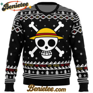 One Piece Straw Hat Pirates Christmas Ugly Christmas Sweater