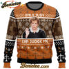Only Judy Can Judge Me Judge Judy Ugly Christmas Sweater