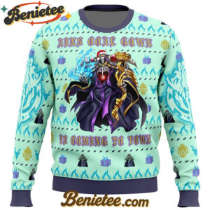 Overlord Ainz Ooal Gown Ugly Christmas Sweater