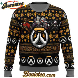 Overwatch Symbol Ugly Christmas Sweater