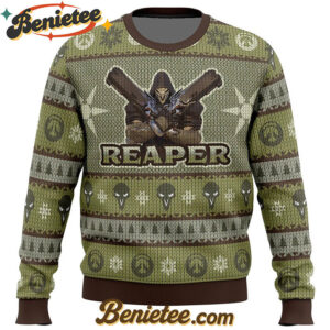 Overwatch The Reaper Ugly Christmas Sweater