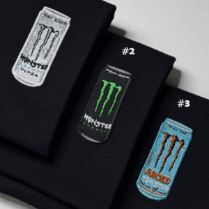 Monster Energy Custom Clothing Embroidery Sweatshirt/Hoodie/ Shirt, Custom Drink Embroided