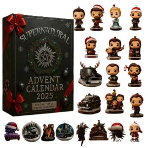 Christmas Advent Calendar 2025, Supernatural Christmas Countdown Calendars,24 Days of Xmas Surprises,with 24 Collectible for Kids Gift
