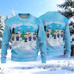 Snoopy Peanuts Ugly Christmas Sweatshirt, Cartoon Snoopy & Friends Winter Sweater, Peanuts Fan Gift