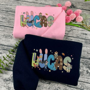 Custom Name Disney Zootopia 2 Characters Embroidered Sweatshirt, Judy Hopps Nick Wilde Gary De'Snake Tee, Disneyland Family Trip, Zootopia 2 Birthday