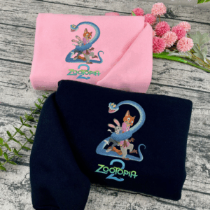 Disney Zootopia 2 Sweatshirt, Walt Disney World Sweatshirt, Judy Hopps Nick Wilde Gary De'Snake Hoodie, Disneyland Zootopia Crewneck