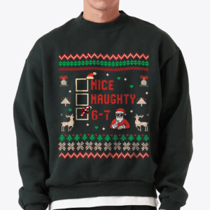 Funny Santa Ugly Christmas Sweater, Gen Z Sweatshirt, Funny Meme Sweatshirts
