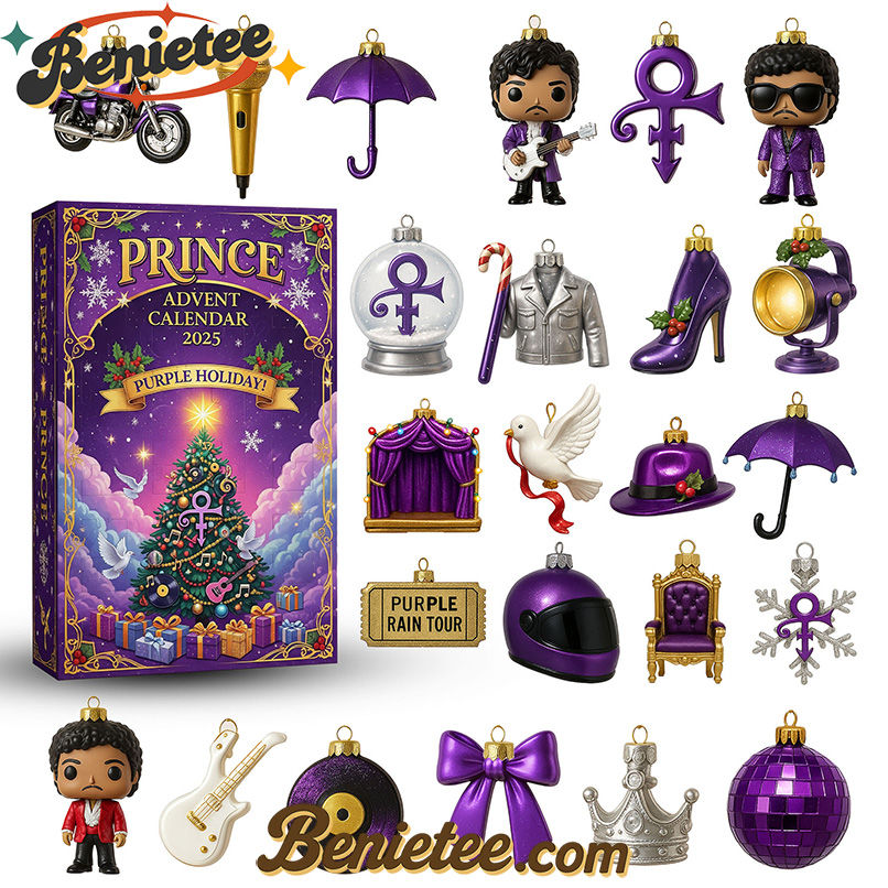 PRCE Premium Advent Calendar 2025 CHRISTMAS GIFT, CHRISTMAS IDEA, Christmas Countdown Advent Calendar Gift Box with 24 Acrylic Ornaments