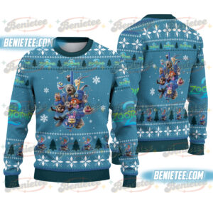 Vintage Zootopia Xmas Christmas Sweater, Judy Hopps Mayor Lionheart Ugly Sweatshirt, Disneyland Christmas, Zootopia Christmas 2025 Shirt