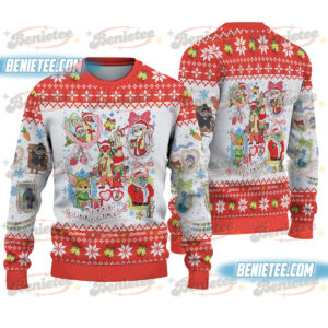 Zootopia Ugly Christmas Sweater, Zootopia Characters Christmas Sweatshirt, Disney Zootopia Christmas Party Crewneck