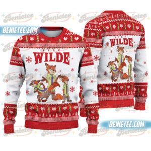 Nick Wilde Ugly Christmas Sweater, Disney Zootopia Movie Sweatshirt, Zootropolis Disney Shirt, Disneyland Family Trip