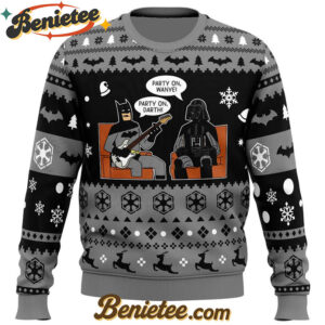 Party on Wayne Ugly Christmas Sweater