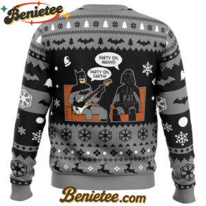 Party on Wayne Ugly Christmas Sweater