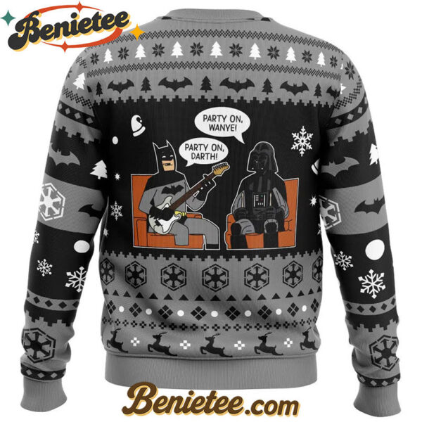 Party on Wayne Ugly Christmas Sweater