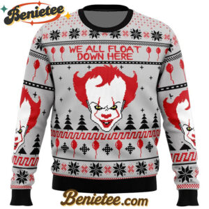 Pennywise IT Ugly Christmas Sweater