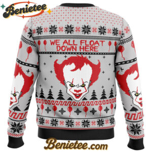 Pennywise IT Ugly Christmas Sweater