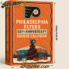 Philadelphia Flyers 58th Anniversary Advent Calendar, Christmas Countdown Advent Calendar Gift Box with 24 Acrylic Ornaments