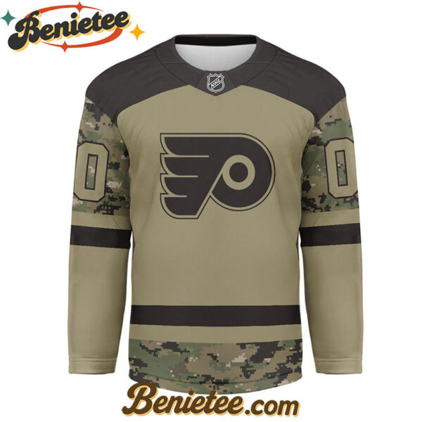 Philadelphia Flyers - Premium NHL Camo Army Hockey Jersey