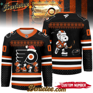 Philadelphia Flyers - Premium NHL Peanuts Snoopy Hockey Jersey Ver 2