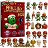 Philadelphia Phillies Advent Calendar 2025 142TH ANNIVERSARY Christmas Gift, Christmas Idea, Christmas Countdown Advent Calendar Gift Box with 24 Acrylic Ornaments