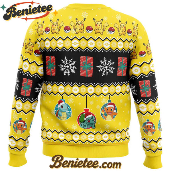 Pikachu I Choose You Pokemon Ugly Christmas Sweater