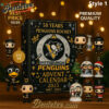 Pittsburgh Penguins Advent Calendar, Christmas Countdown Advent Calendar Gift Box with 24 Acrylic Ornaments