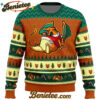 Pokemon Eating Candy Cane Charizard Ugly Christmas Sweater