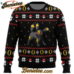 Pokemon Ring of Umbreon Ugly Christmas Sweater