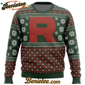Pokemon Team Rocket Ugly Christmas Sweater