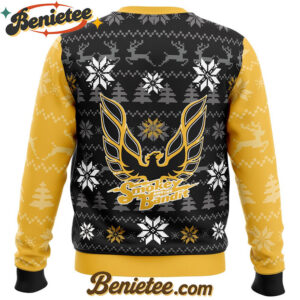 Pontiac Firebird Smokey and the Bandit Ugly Christmas Sweater