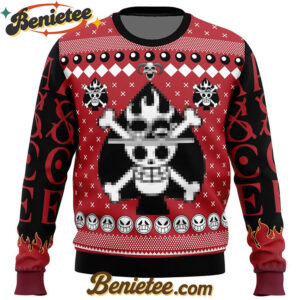 Portgas D. Ace One Piece Ugly Christmas Sweater