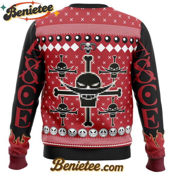 Portgas D. Ace One Piece Ugly Christmas Sweater