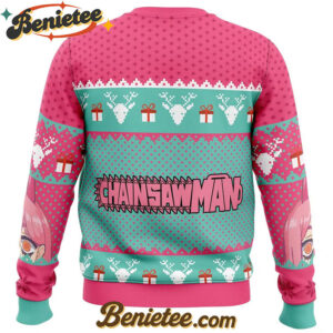 Power Chainsaw Man Ugly Christmas Sweater