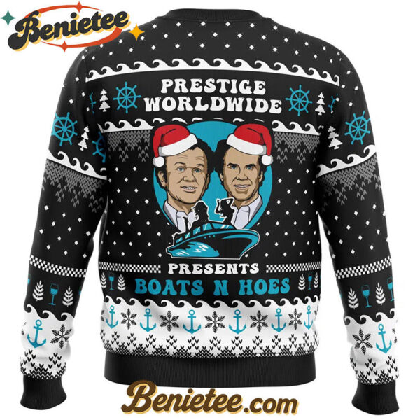 Prestige Worldwide Boat n Hoes Step Brothers Ugly Christmas Sweater