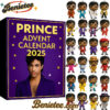 Prince Advent Calendar 2025, Christmas Countdown Advent Calendar Gift Box with 24 Acrylic Ornaments