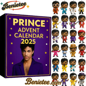 Prince Advent Calendar 2025, Christmas Countdown Advent Calendar Gift Box with 24 Acrylic Ornaments