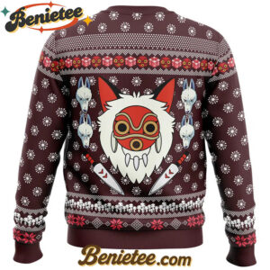 Princess Mononoke Ugly Christmas Sweater