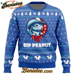 RIP Peanut the Squirrel Ugly Christmas Sweater