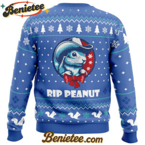 RIP Peanut the Squirrel Ugly Christmas Sweater