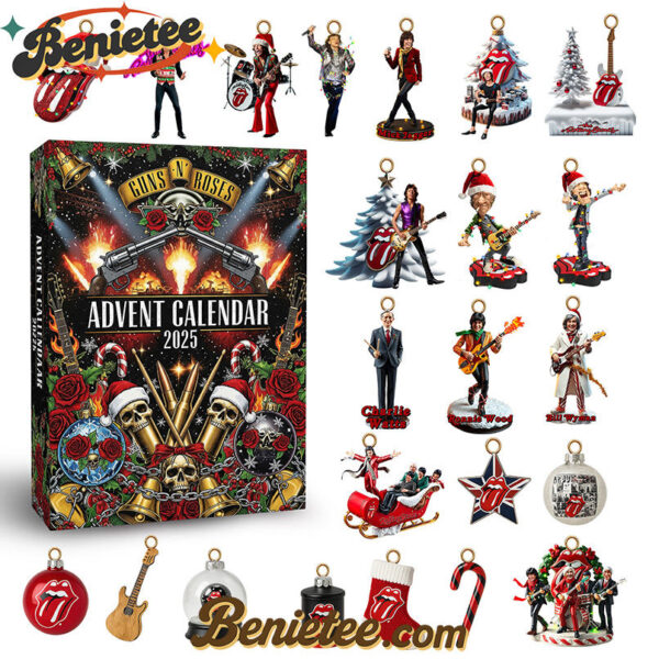 RLST Premium Advent Calendar 2025 CHRISTMAS GIFT, CHRISTMAS IDEA, Christmas Countdown Advent Calendar Gift Box with 24 Acrylic Ornaments