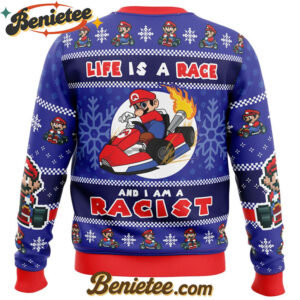 Racer Meme Mario Kart Super Mario Bros. Ugly Christmas Sweater