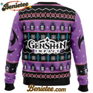 Raiden Genshin Impact Ugly Christmas Sweater