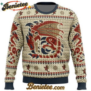 Rathalos Monster Hunter Ugly Christmas Sweater