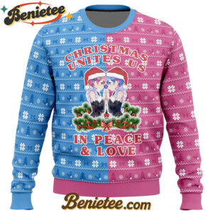 Re Zero Ram and Rem Christmas Ugly Christmas Sweater