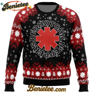 Red Hot Chili Peppers Ugly Christmas Sweater