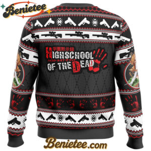 Rei Miyamoto Highschool Of The Dead Ugly Christmas Sweater