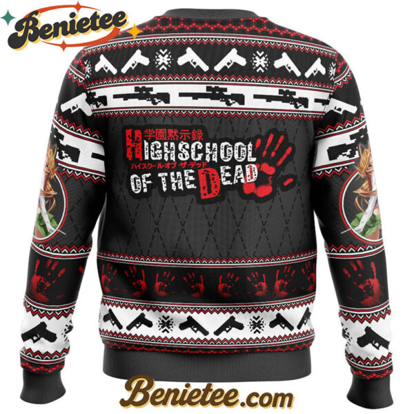 Rei Miyamoto Highschool Of The Dead Ugly Christmas Sweater